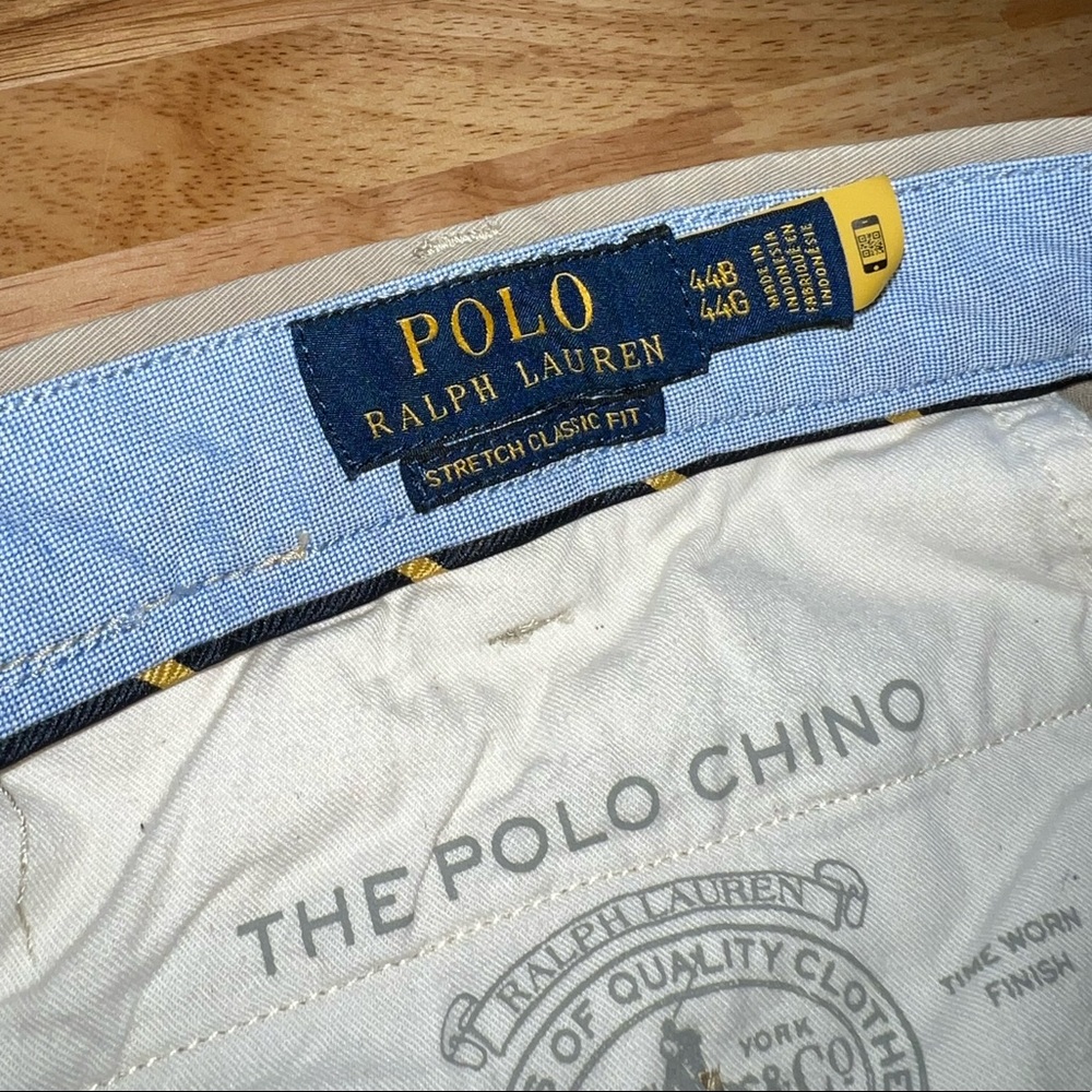 POLO RALPH LAUREN Stretch Cotton Twill Classic Fit Chino Shorts 44B x 9” Inseam